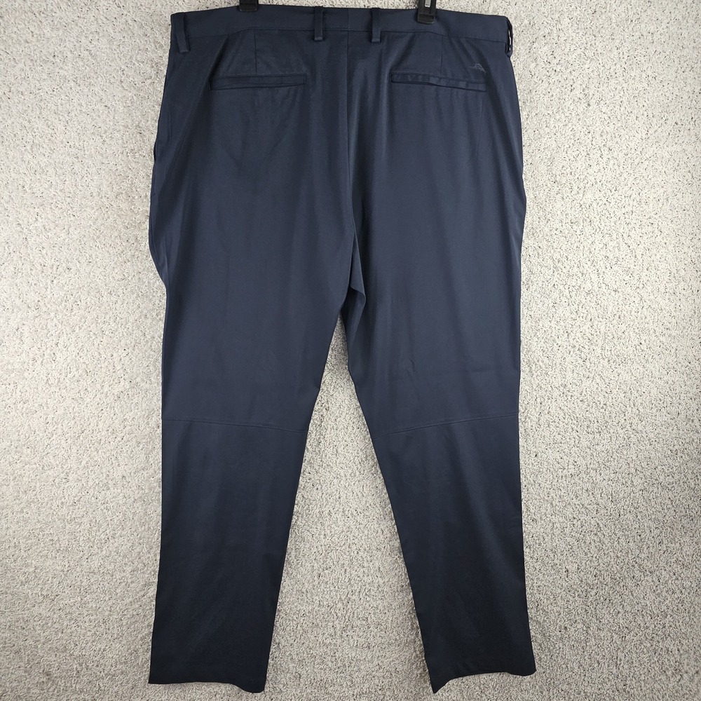 Tommy Bahama Boracay Pants Mens 40x32 (31 )Navy Stretch Chino Beach Tencel - Picture 2 of 11